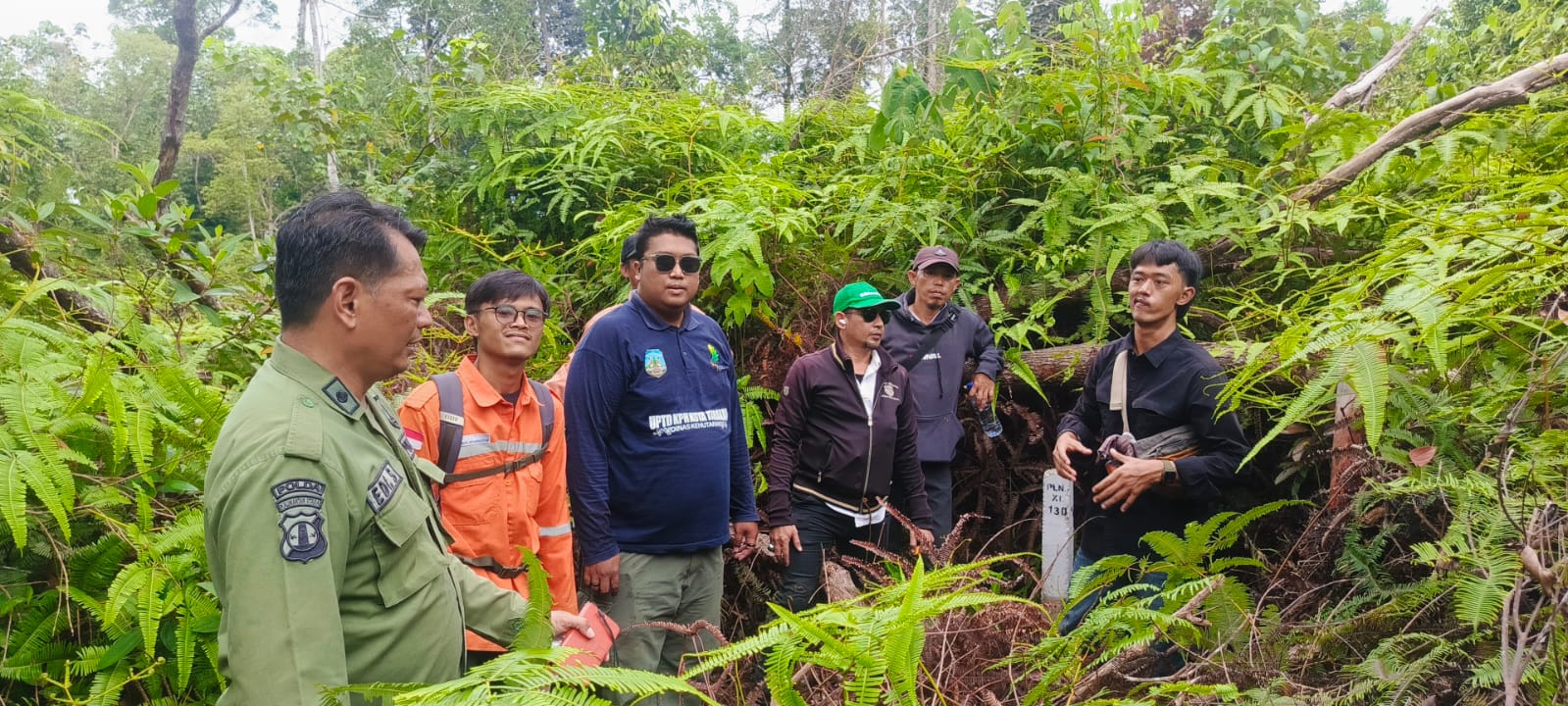 Peninjauan Lokasi Pendampingan Penataan Batas Areal Persetujuan Penggunaan Kawasan Hutan Untuk Pembangunan SUTT 150 KV Sekatak-Juata-Tarakan